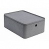 Compra Caja beton cube l gris cemento 8,5 l CURVER 243401 al mejor precio