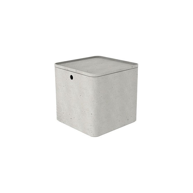 Compra Caja beton cube xs gris cemento 3 l CURVER 243398 al mejor precio