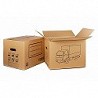 Compra Caja carton mudanzas con asa troquelada 40 x 30 x 30 cm FUN&GO 80020 al mejor precio