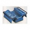 Compra Caja herramientas metal azul 2 compartimientos 330 x 175 x 140 mm HECO 102 3 al mejor precio