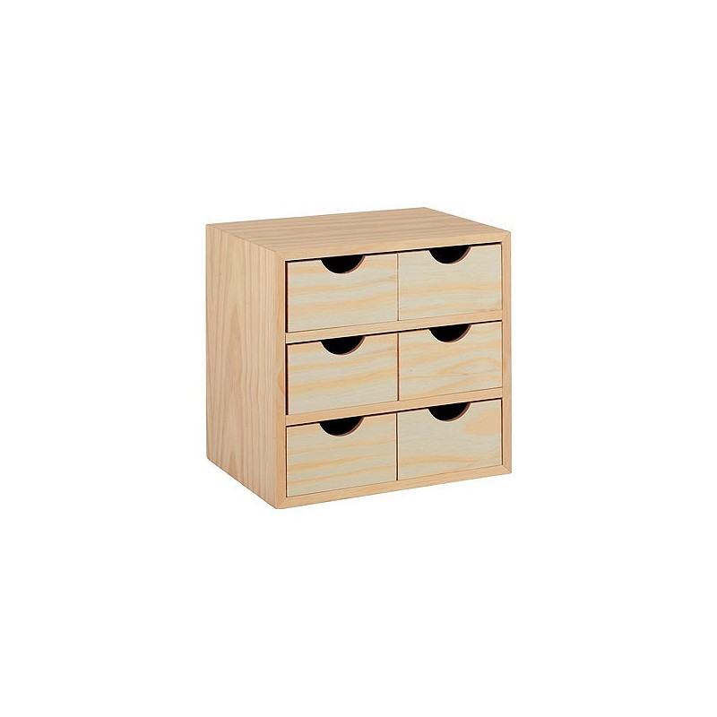 Compra Cajonera pino multi bloc-3x2 28 x 28 x 20 cm ASTIGARRAGA BLP320.99 al mejor precio