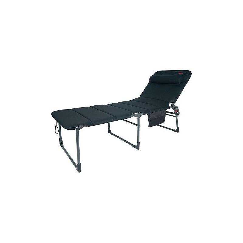 Compra Cama aluminio reforzada air deluxe extra ancha acolchado negro CRESPO AP/363-NAD-80 al mejor precio