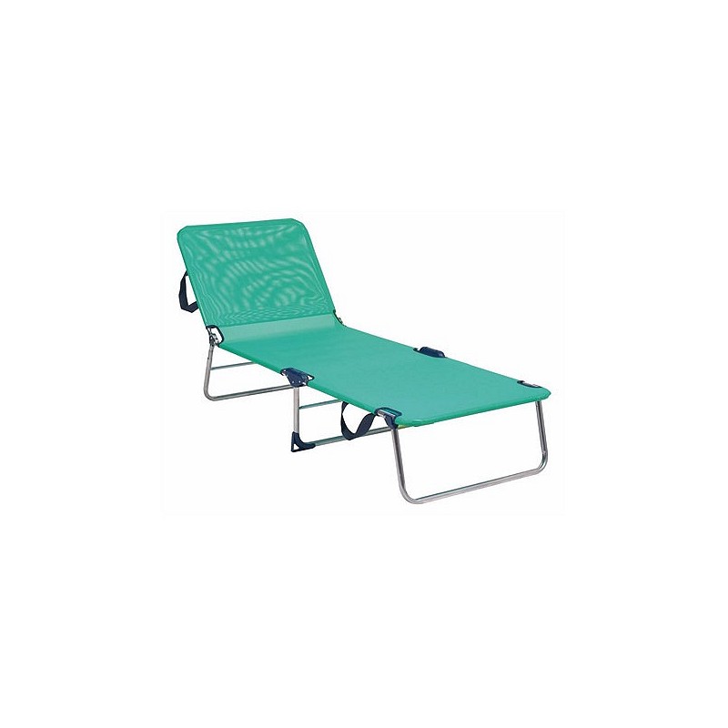 Compra Cama playa multiposicion con asa aluminio fibreline azul 1060ALF-0030 al mejor precio