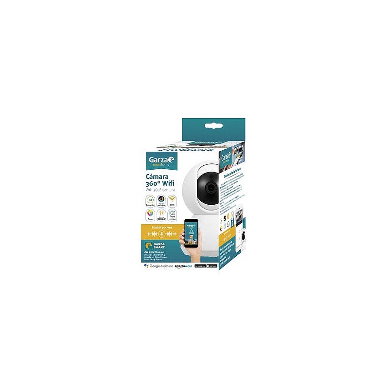 Compra Camara interior ip smart wifi 360º 720p hd GARZA 401266 al mejor precio