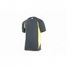 Compra CAMISETA TECNICA POLIESTER GRIS / AMARILLO FLUOR TALLA S VELILLA 105501_ 08_20_S al mejor precio