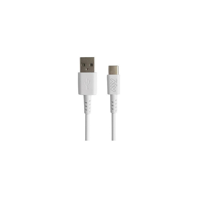 Compra Cargador pared más cable usb tipo c 2a 15,6x8x3cm abs bl myw pack MYWAY MYWEPAK0002 al mejor precio