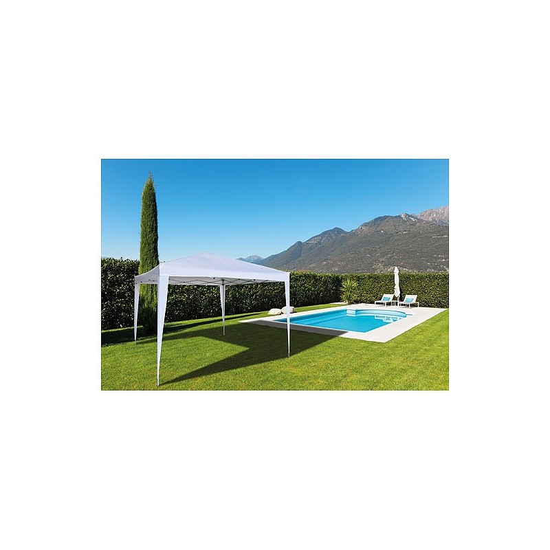 Compra Carpa plegable aluminiio 3x3 m blanco QFPLUS 137296 al mejor precio