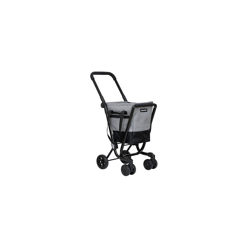 Compra Carro compra 4 ruedas gir. Easy go negro - gris texturado PLAY 24965-285 al mejor precio