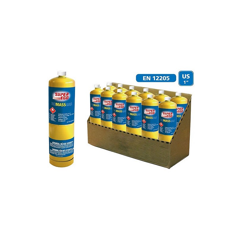 Compra Cartucho gas con valvula 1000 ml romassgas/453gr SUPER- EGO SEH024600 al mejor precio