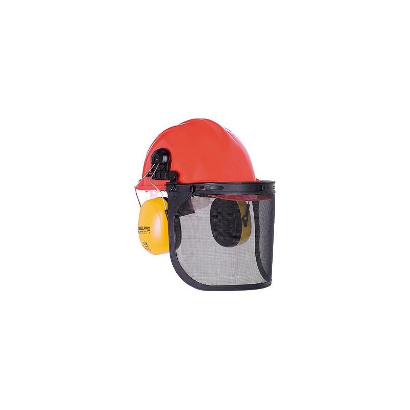 Compra Casco forestal kit completo pantalla y protector auditivo 26db STEELPRO 2088-KF al mejor precio