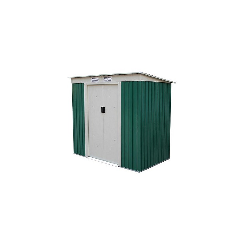 Compra Caseta metalica buckingham verde 2,43 m² 201 x 1221 x a176 cm GARDIUM KIS12909 al mejor precio