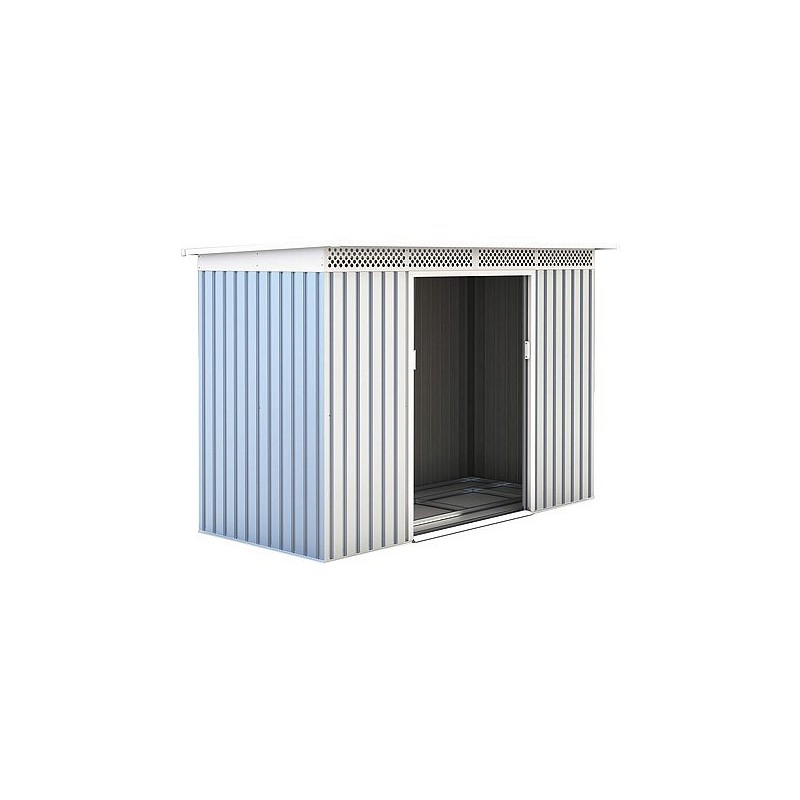 Compra Caseta metalica rutland silver 3,93 m² 277x142xa184 cm GARDIUM KIS12135 al mejor precio