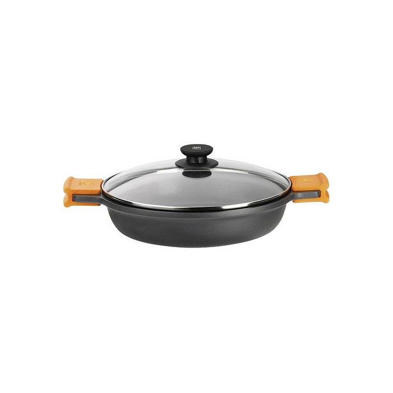 Compra Cazuela baja aluminio fundido con tapa efficient 20 cm induccion BRA A270520 al mejor precio