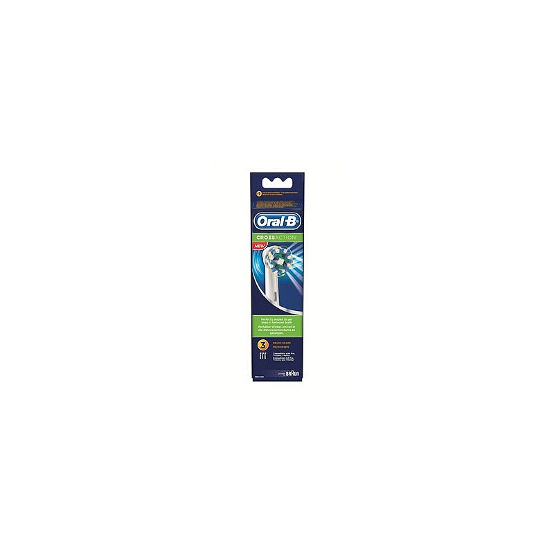 Compra Cepillo dental recambio oral-b eb50-3 cross action BRAUN PRU-042 al mejor precio