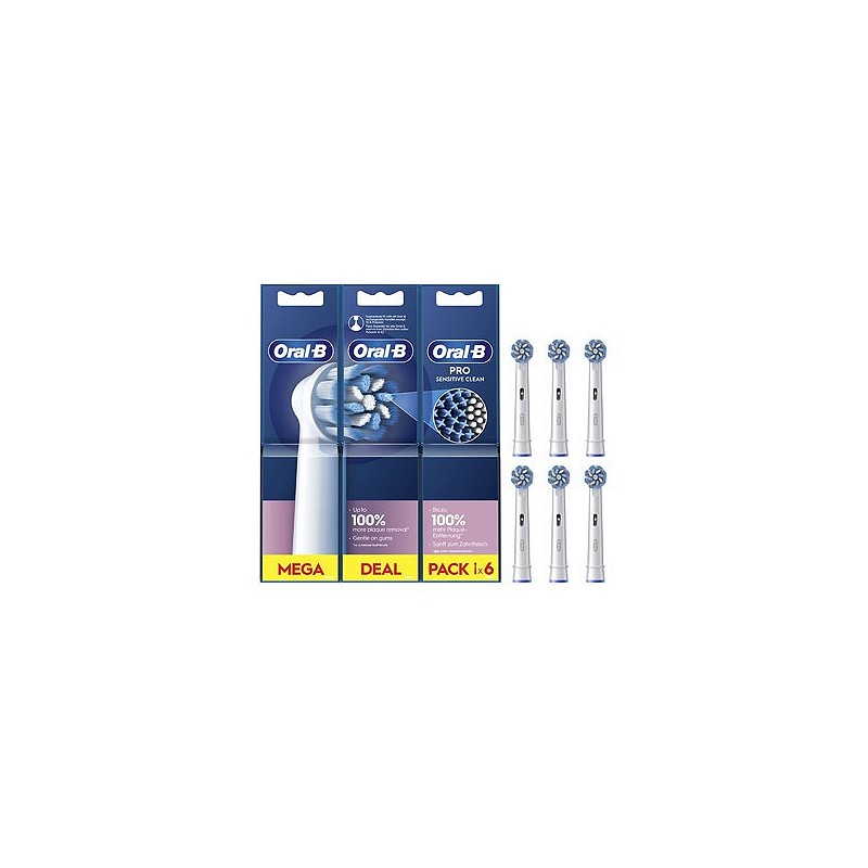 Compra Cepillo dental recambio oral-b eb 60-6 sensitive ORAL-B PRU-040 al mejor precio