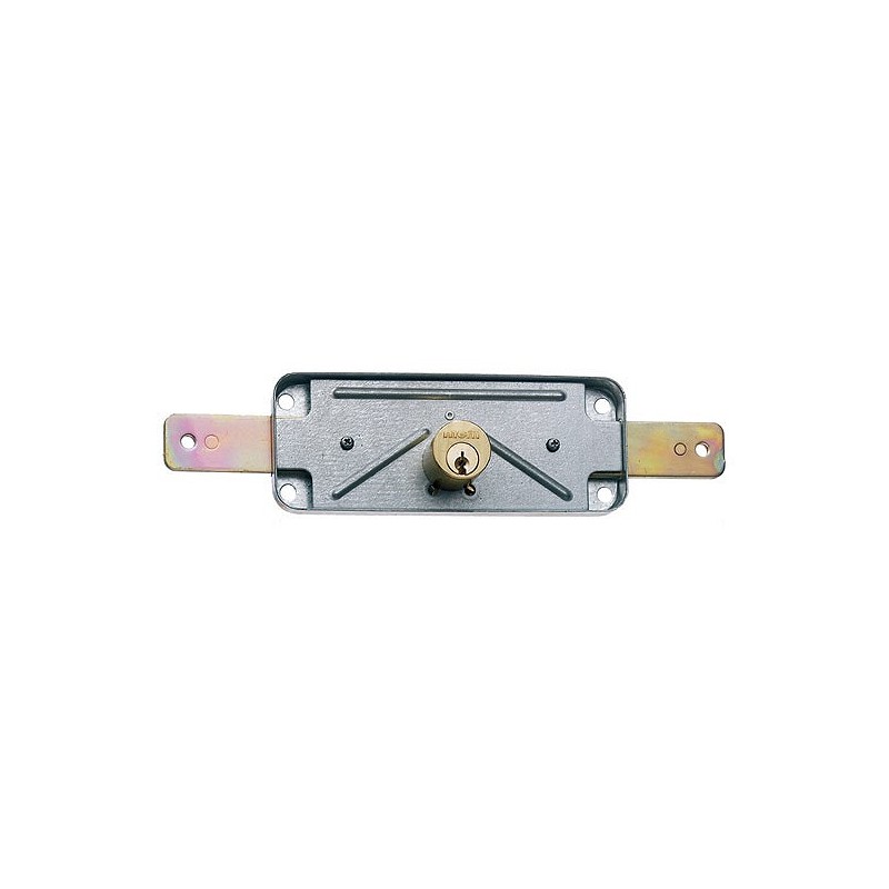 Compra Cerradura sobreponer puerta metalica largo cilindro de 20mm cincado MCM 1511V al mejor precio