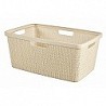 Compra Cesta jute 46l blanco roto 59x39x25 cm CURVER 245980 al mejor precio