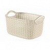 Compra Cesta rectangular knit xs blanco oasis 3 l 230009 al mejor precio