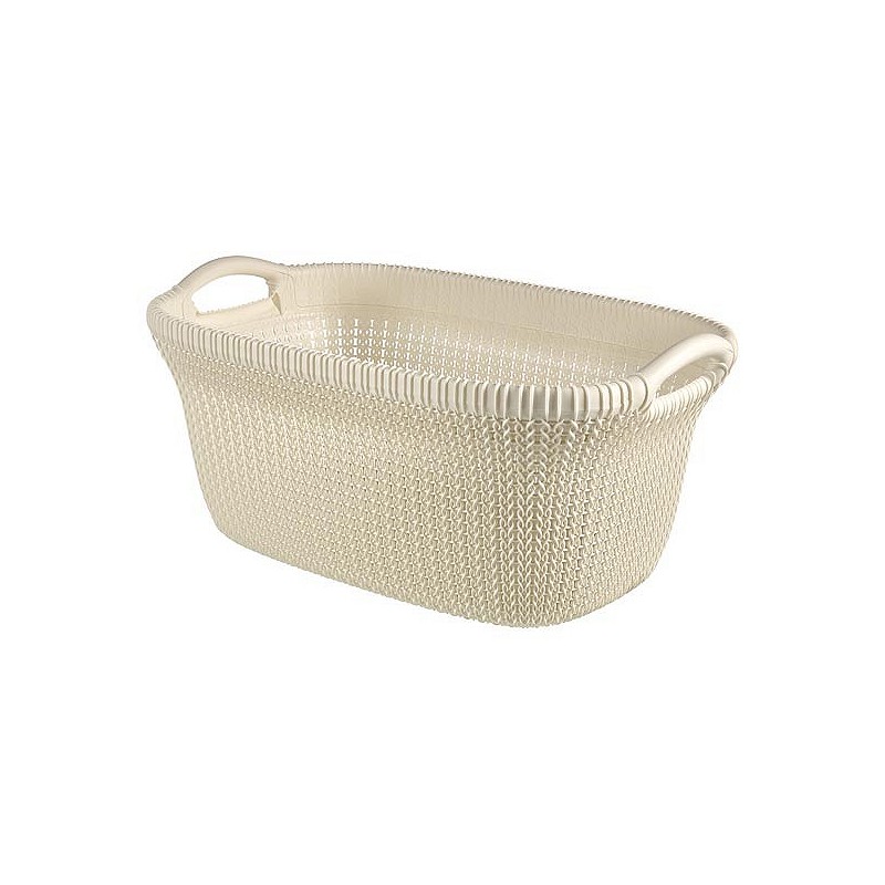 Compra Cesta ropa knit basket 40 l blanco 228393 al mejor precio