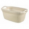 Compra Cesta ropa knit basket 40 l blanco 228393 al mejor precio