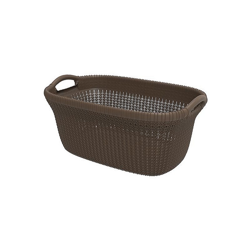 Compra Cesta ropa knit basket 40 l marron 228408 al mejor precio