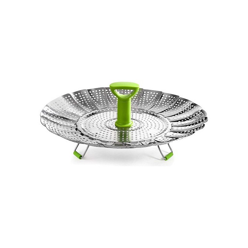 Compra Cestillo plegable inox/silicona IBILI 796127 al mejor precio