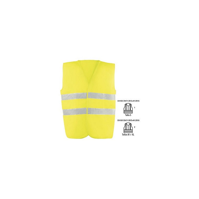 Compra Chaleco alta visibilidad amarillo talla xl JUBA HV714YEL/XL al mejor precio