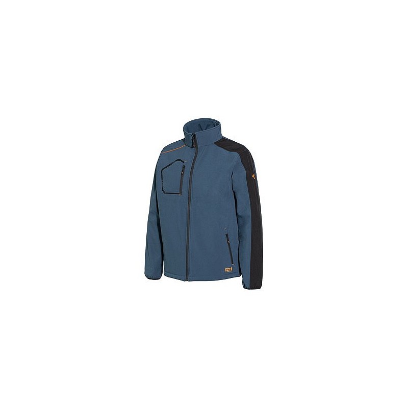 Compra Chaqueta softshell kind azul talla xxl ISSALINE 04508B-040-XXL al mejor precio