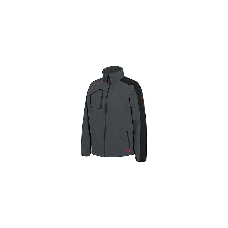 Compra Chaqueta softshell kind gris talla s ISSALINE 04508B-081-S al mejor precio