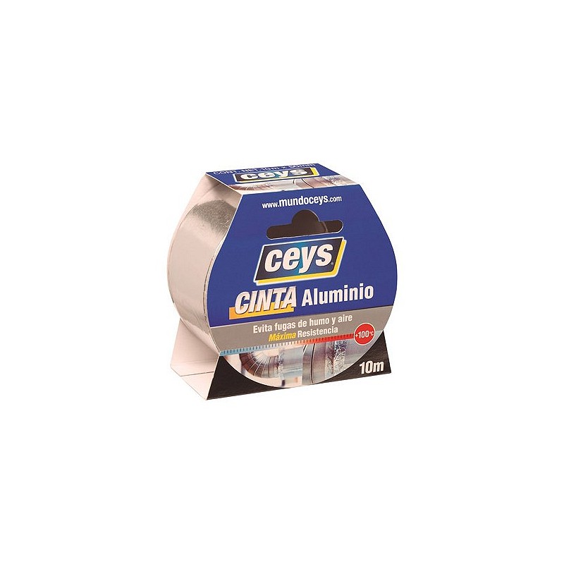 Compra Cinta aluminio 70 micras 10 m x 50 mm CEYS 507616 al mejor precio