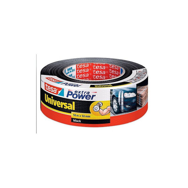 Compra Cinta americana extra power negro 50 m x 50 mm TESA TAPE 56389-00001-05 al mejor precio