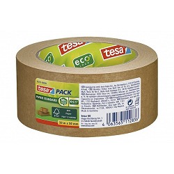 Compra Cinta embalar de papel ecologico 50 m x 50 mm TESA TAPE 58291-00000-00 al mejor precio