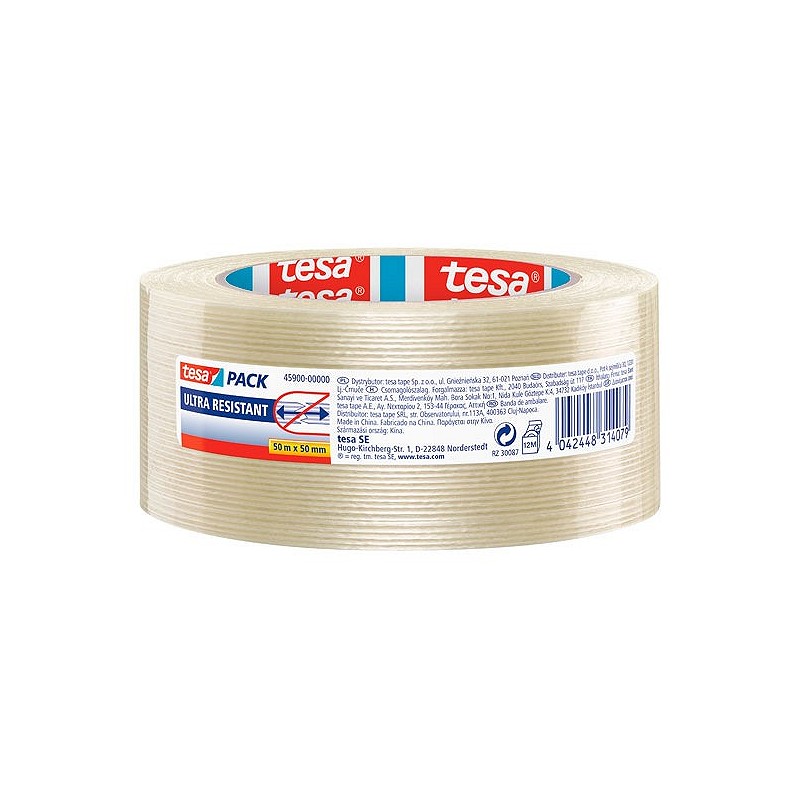 Compra Cinta embalar poliester monofilamentos 50 m x 50 mm TESA TAPE 45900-00000-00 al mejor precio