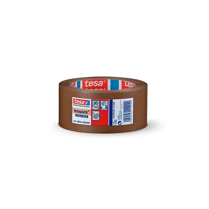 Compra Cinta embalar pvc rugoso marron 66 m x 50 mm TESA TAPE 04100-00236-00 al mejor precio