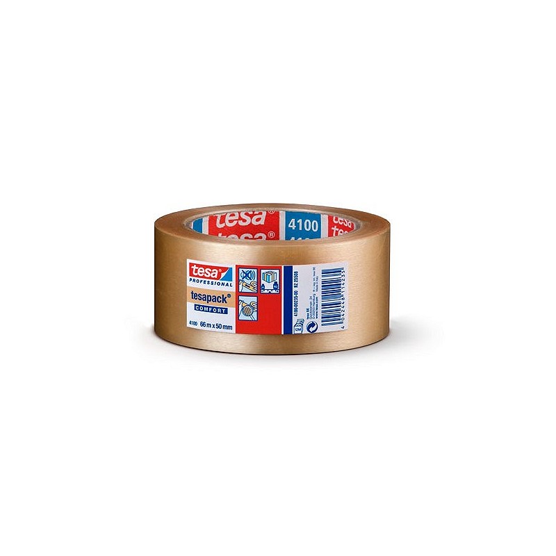 Compra Cinta embalar pvc rugoso transparente 66 m x 50 mm TESA TAPE 04100-00235-00 al mejor precio