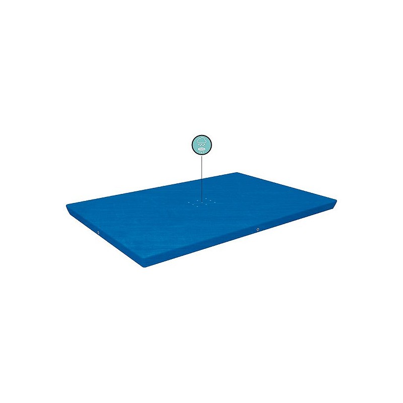 Compra Cobertor de invierno para piscina rectangular marco metálico 221x150 cm BESTWAY 58103 al mejor precio