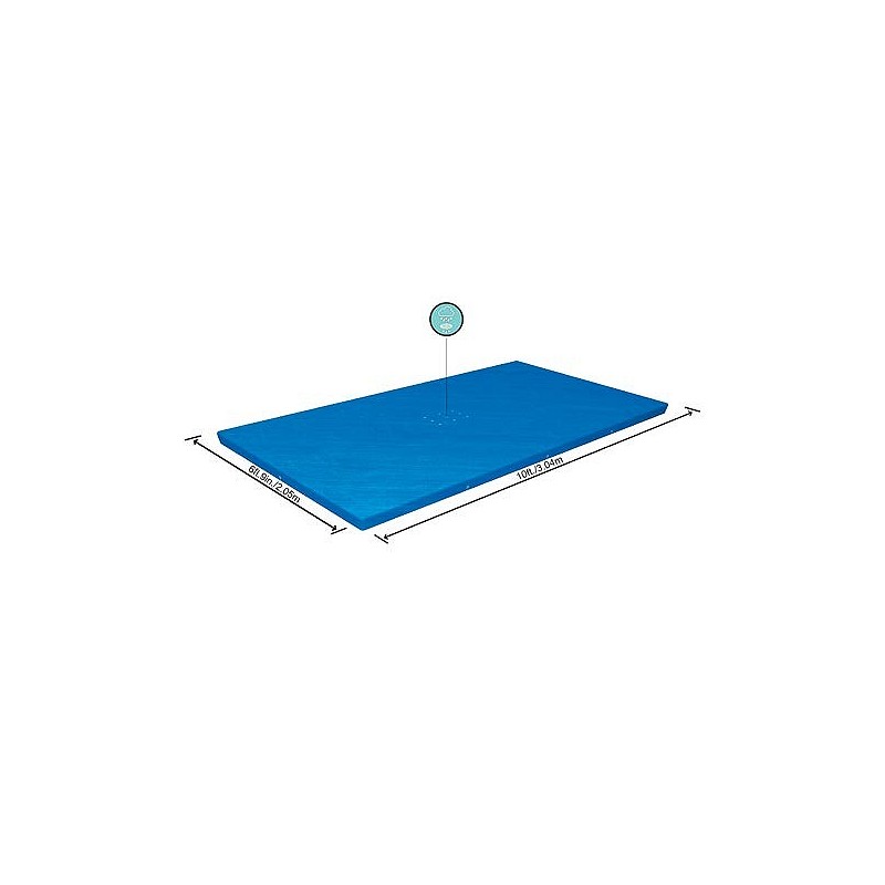 Compra Cobertor de invierno para piscina rectangular marco metálico 300x201 cm BESTWAY 58106 al mejor precio