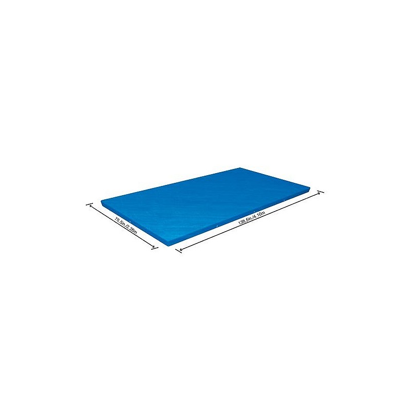 Compra Cobertor de invierno para piscina rectangular marco metálico 400x211 cm BESTWAY 58107 al mejor precio