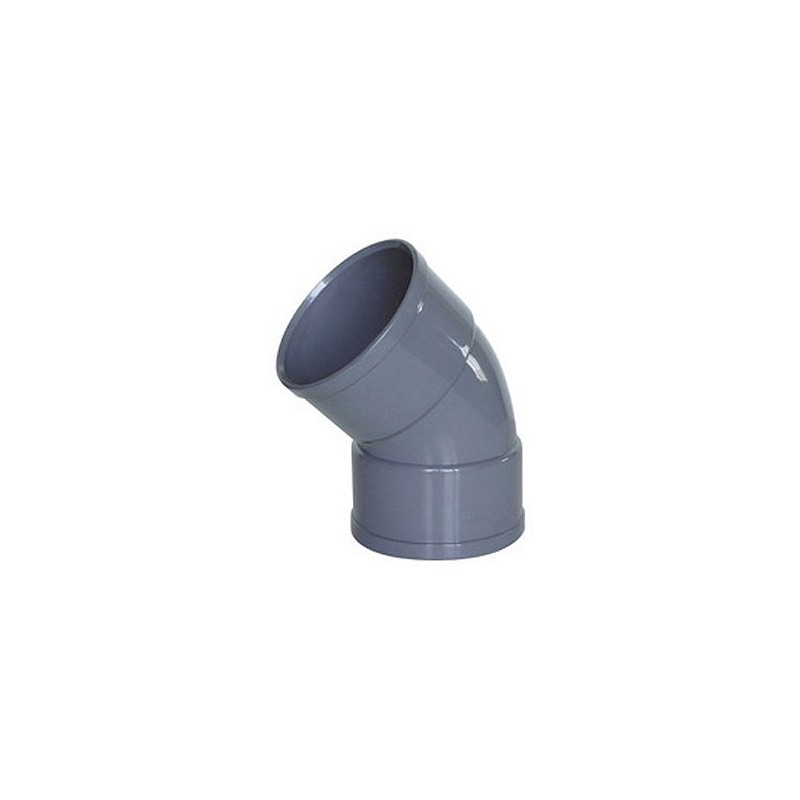 Compra Codo hembra-hembra 45º pvc evacuacion chh-07 diámetro 50 200002 al mejor precio