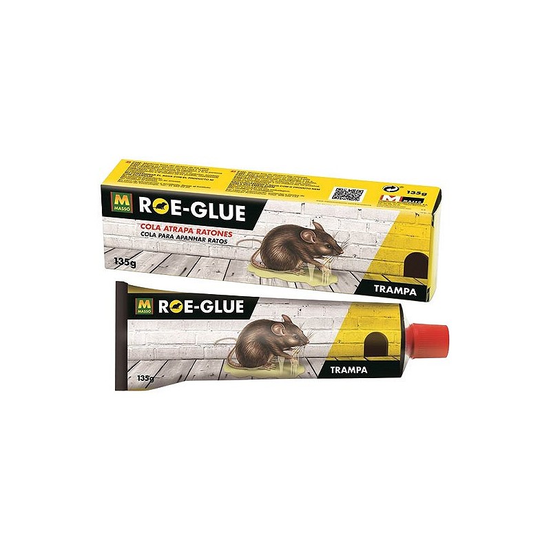 Compra Cola atrapa ratones roe-glue 135 gr MASS? 230623 al mejor precio