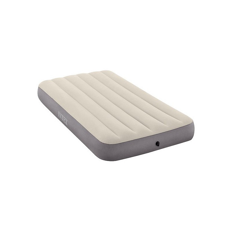 Compra Colchon cama hinchable individual fiber tech 99x191x25 cm INTEX 64101 al mejor precio