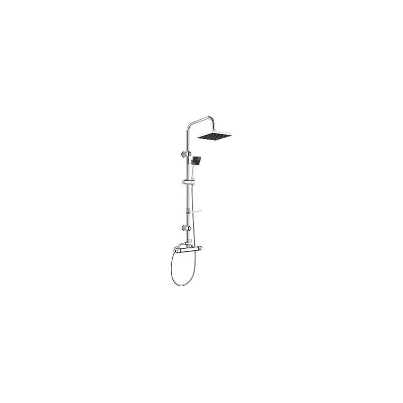 Compra Columna de ducha extensible rociador cuadrado grifo termostático UG SD31012 al mejor precio