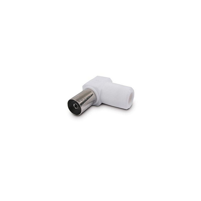 Compra Conector antena tv hembra acodado blanco axil mp-563e/h9.5 AXIL MP0563E al mejor precio