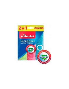 Compra Bayeta microfibra (2+1 uds) ultra fresh VILEDA 77606 al mejor precio