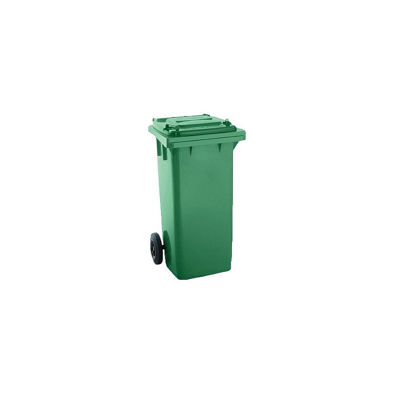 Compra Contenedor selectivo color con ruedas 120 l - verde MAYA 04005VERDE al mejor precio