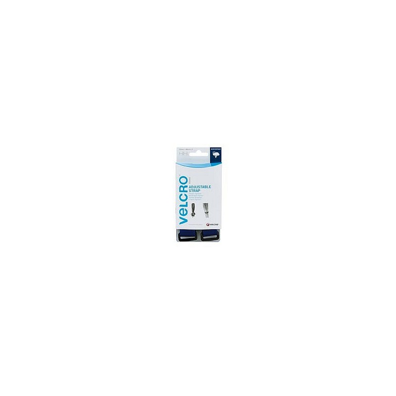 Compra Correa ajustable gancho y bucle 2 uds 25 x 46 mm azul VELCRO® VEL-EC60328 al mejor precio