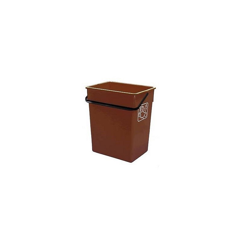 Compra Cubeta reciclar 20 x 28 x 34 cm con asa 15 l marron FERVIK 432-MA al mejor precio