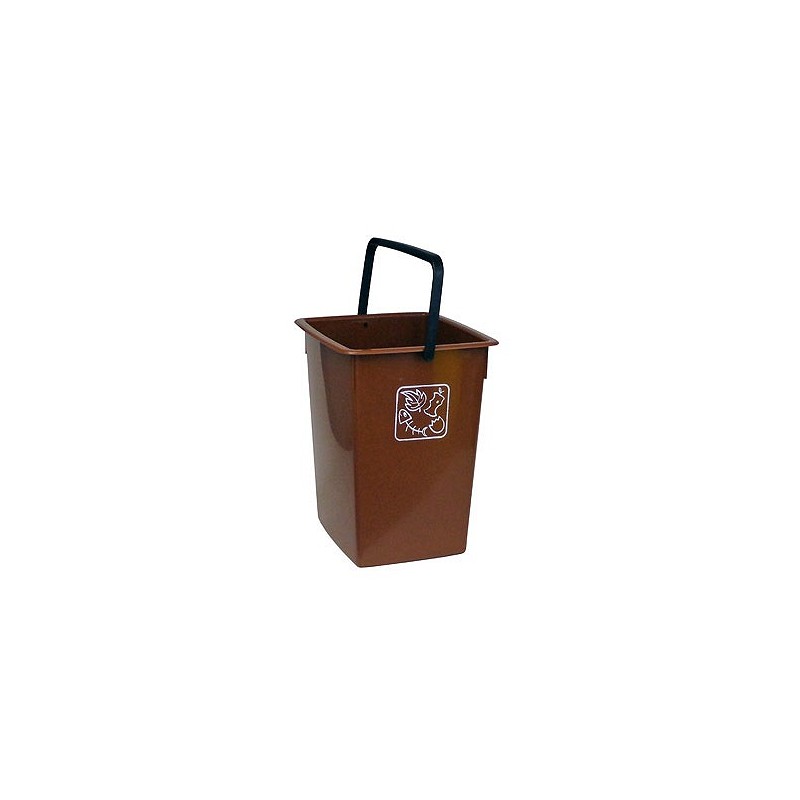 Compra Cubeta reciclar 26 l con asa marron FERVIK 434-MARRON al mejor precio