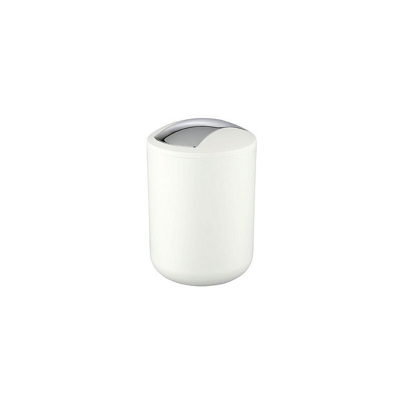 Compra Cubo baño abatible brasil blanco 2 l WENKO 21206 al mejor precio