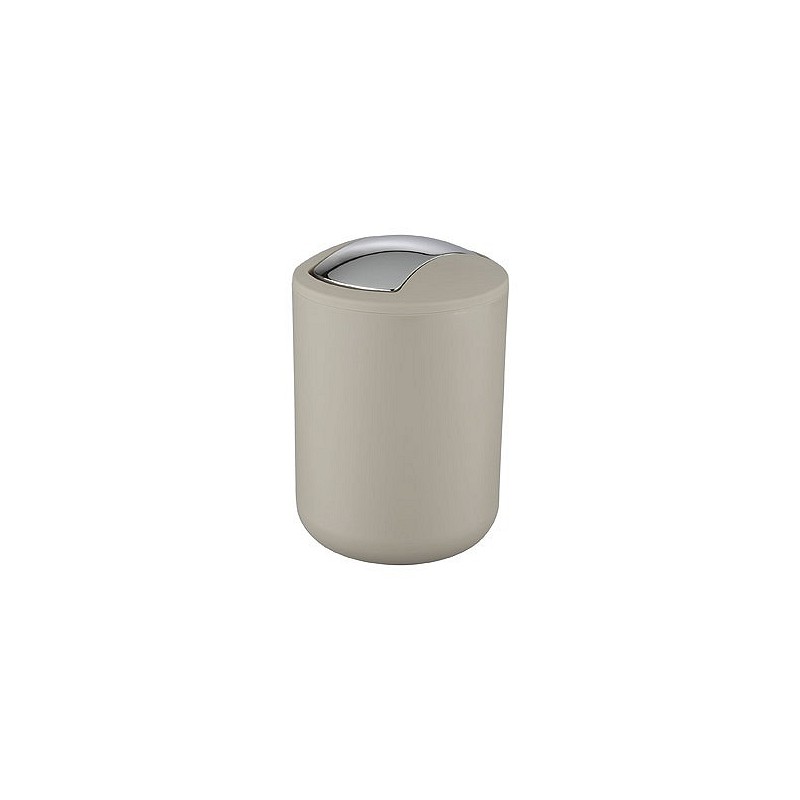 Compra Cubo baño abatible brasil taupe 2 l WENKO 21221 al mejor precio